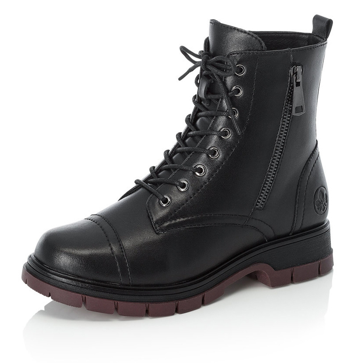 detail Dámská kotníková obuv RIEKER 97421-00 černá W1