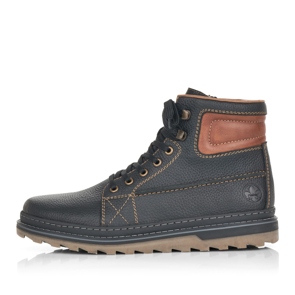 detail Pánská obuv RIEKER RIE-10300562-W1 černá