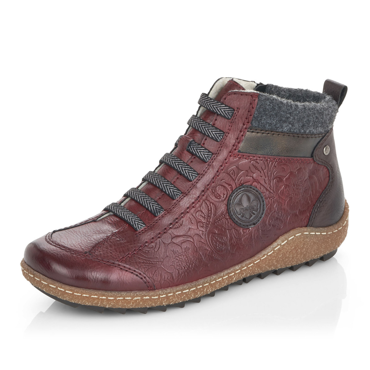 detail Dámská obuv RIEKER RIE-10300608-W0 červená