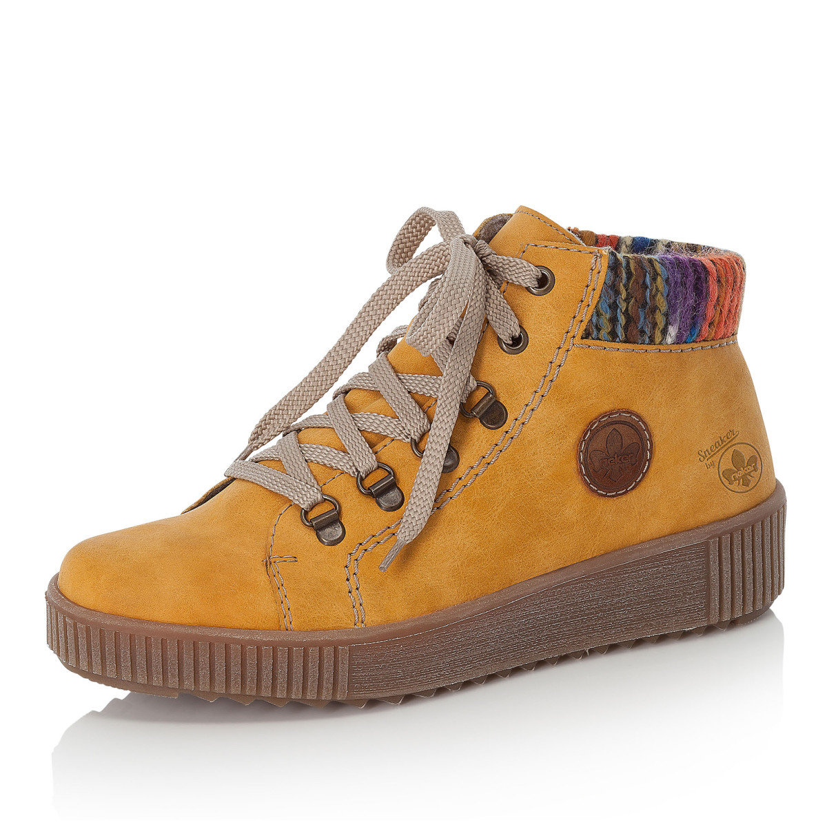 detail Dámská obuv RIEKER RIE-10300616-W1 žlutá