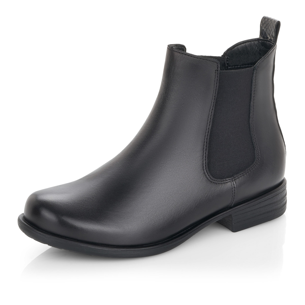 detail Dámská kotníková obuv REMONTE R0984-01 černá W0