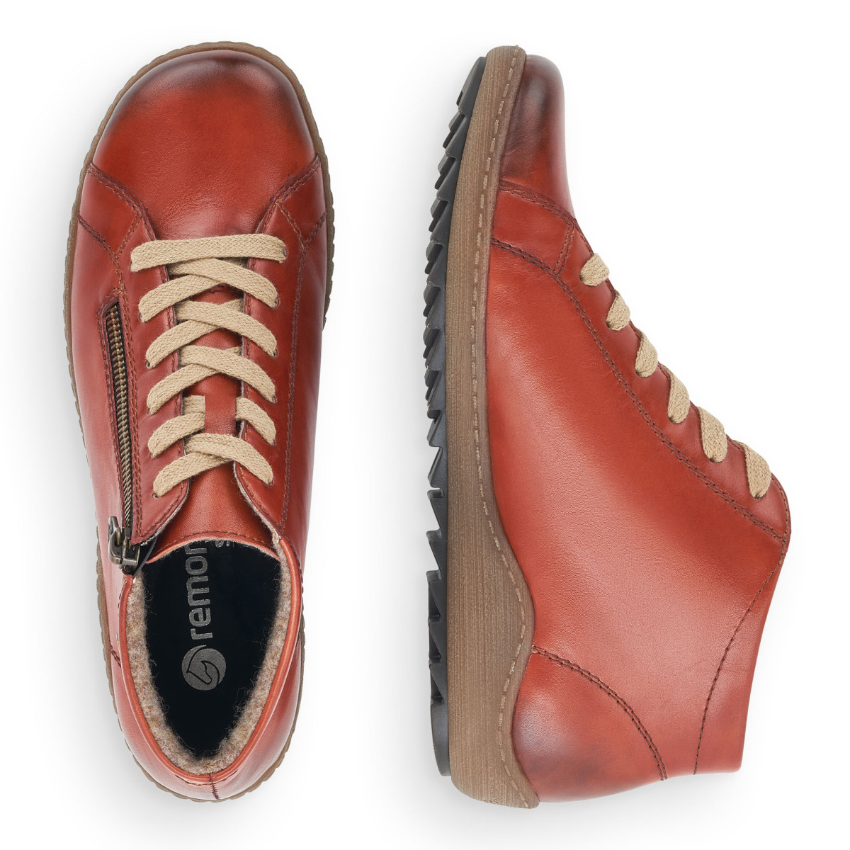 detail Dámská kotníková obuv REMONTE R1470-38 oranžová W0