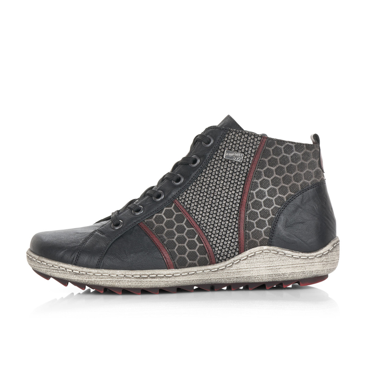 detail Dámská kotníková obuv REMONTE R1476-01 černá W0