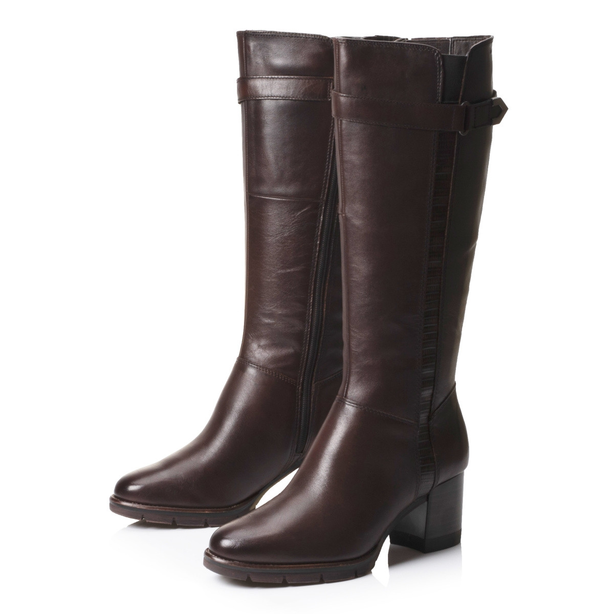 detail Dámské kozačky TAMARIS TAM-10301305-W1 hnědá