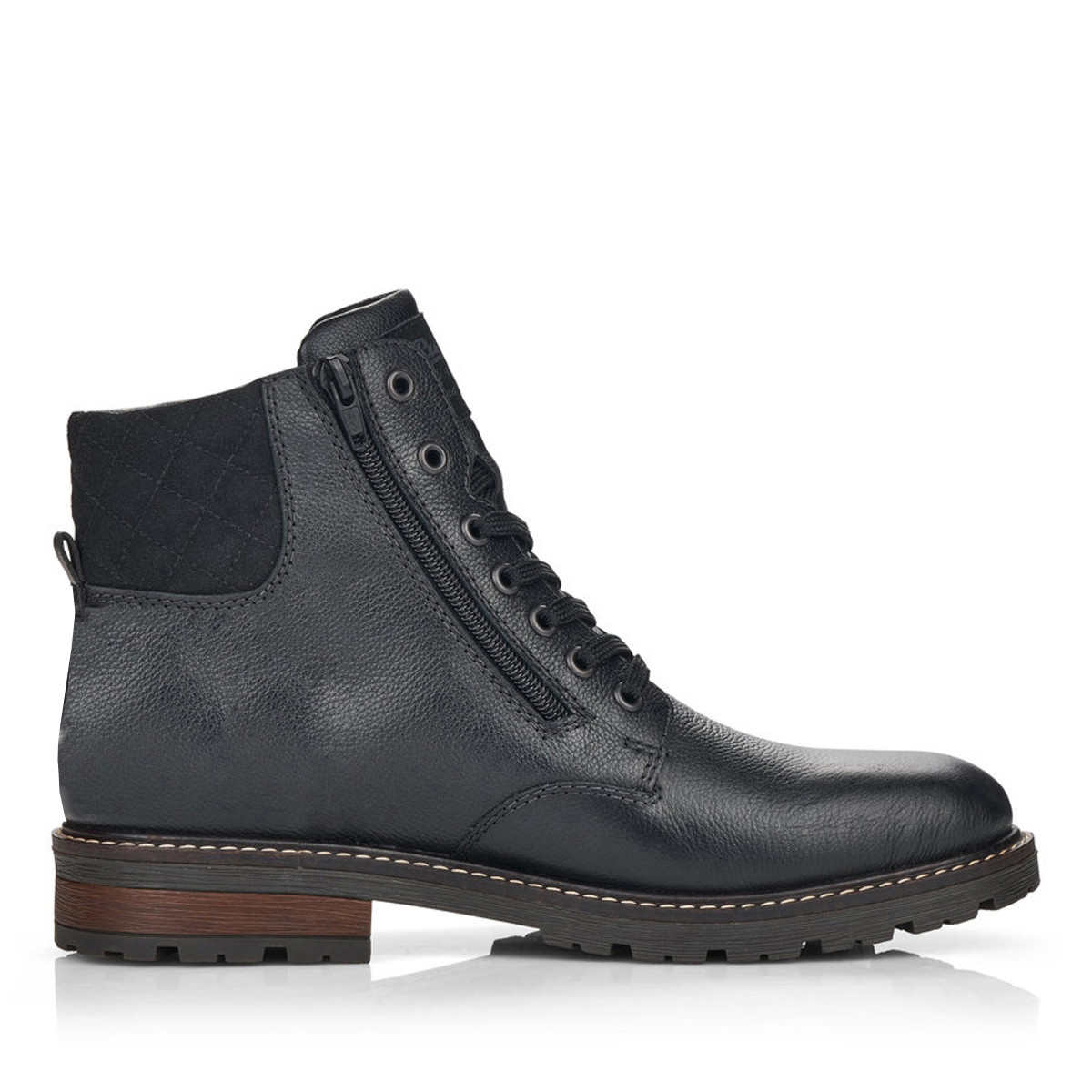 detail Pánská kotníková obuv RIEKER 32044-00 černá W4