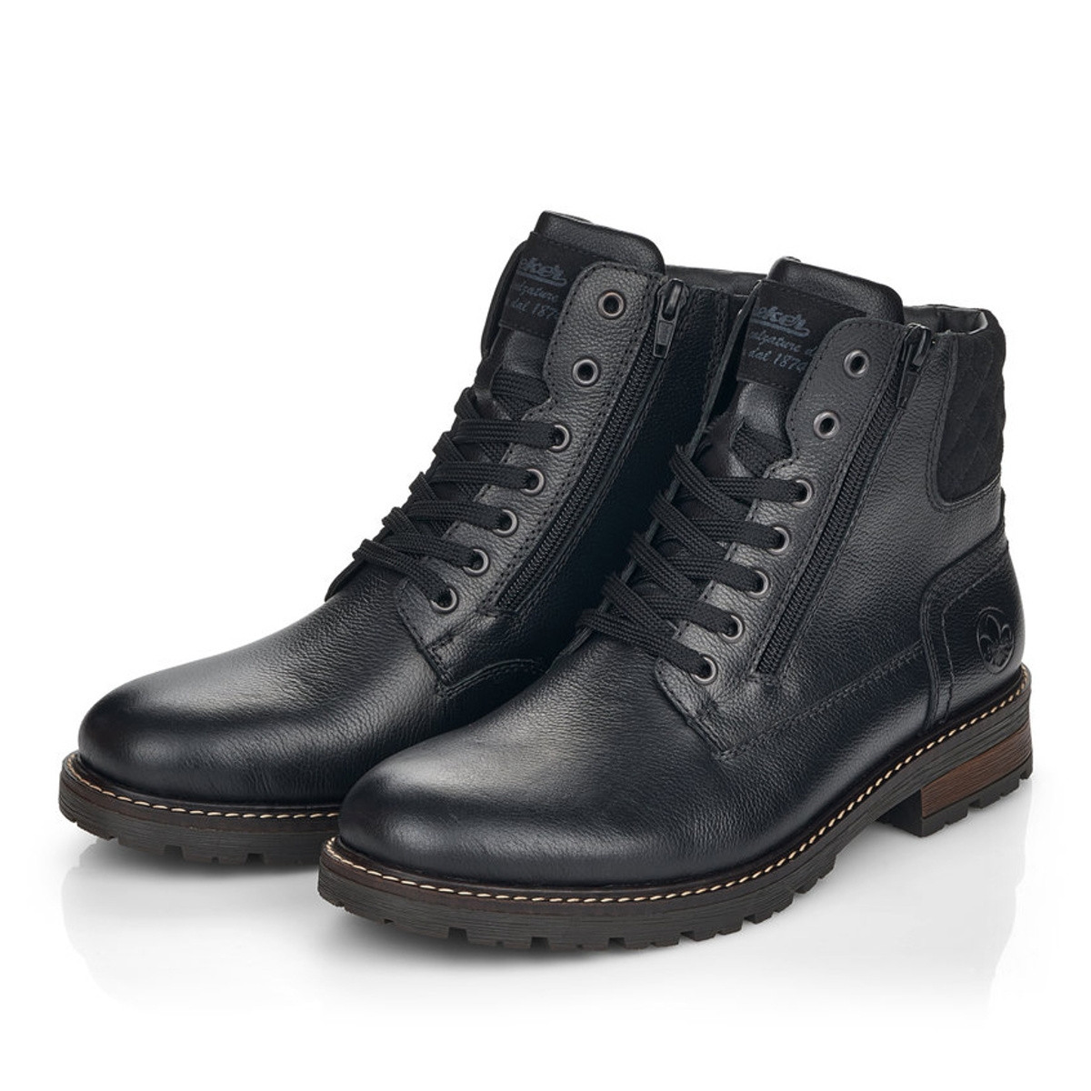 detail Pánská kotníková obuv RIEKER 32044-00 černá W4