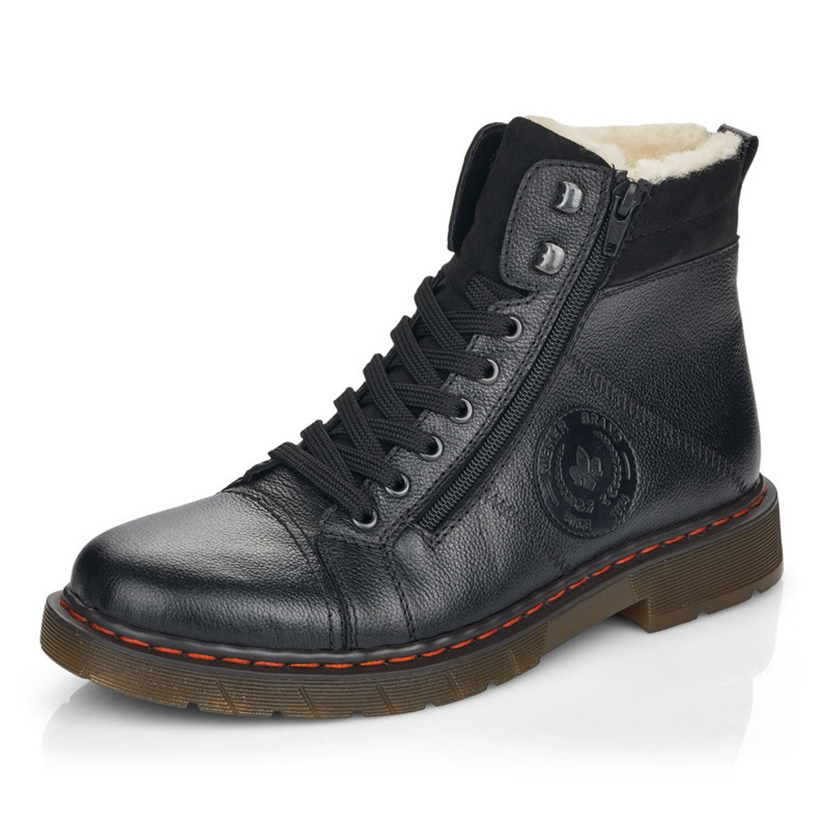 detail Pánská obuv RIEKER RIE-10301453-W1 černá