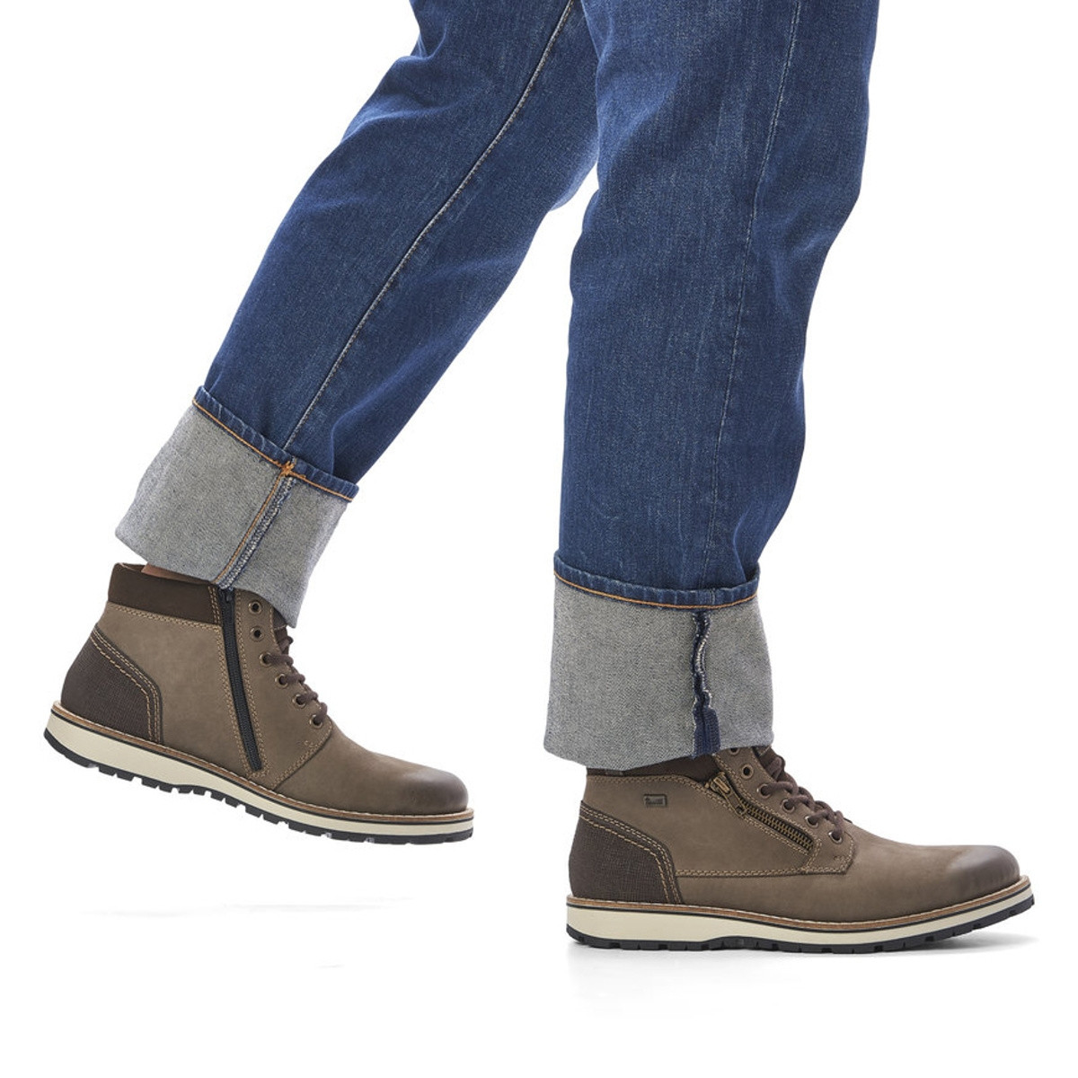 detail Pánská obuv RIEKER RIE-10301455-W1 hnědá