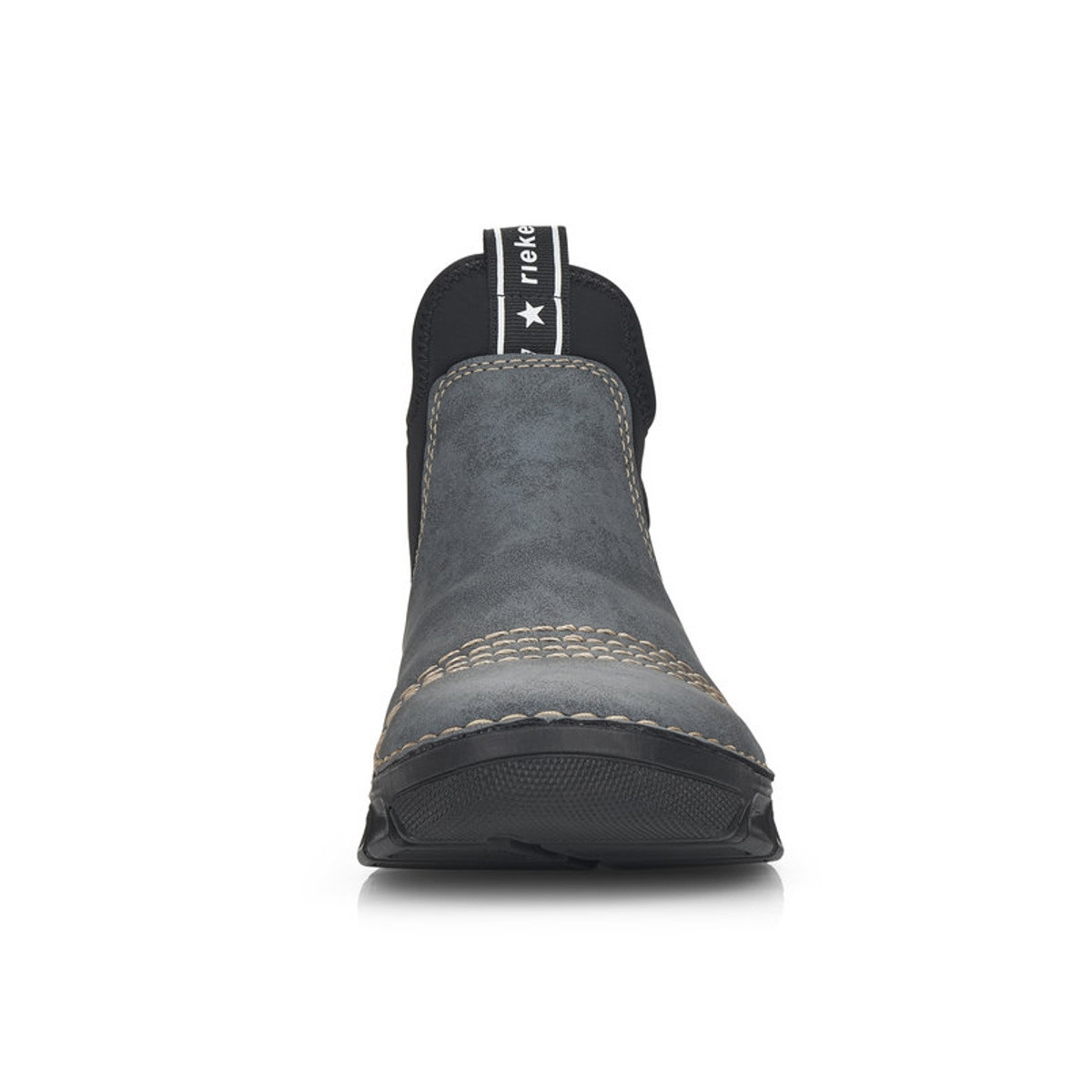 detail Dámska členková obuv RIEKER 75064-14 modrá W3