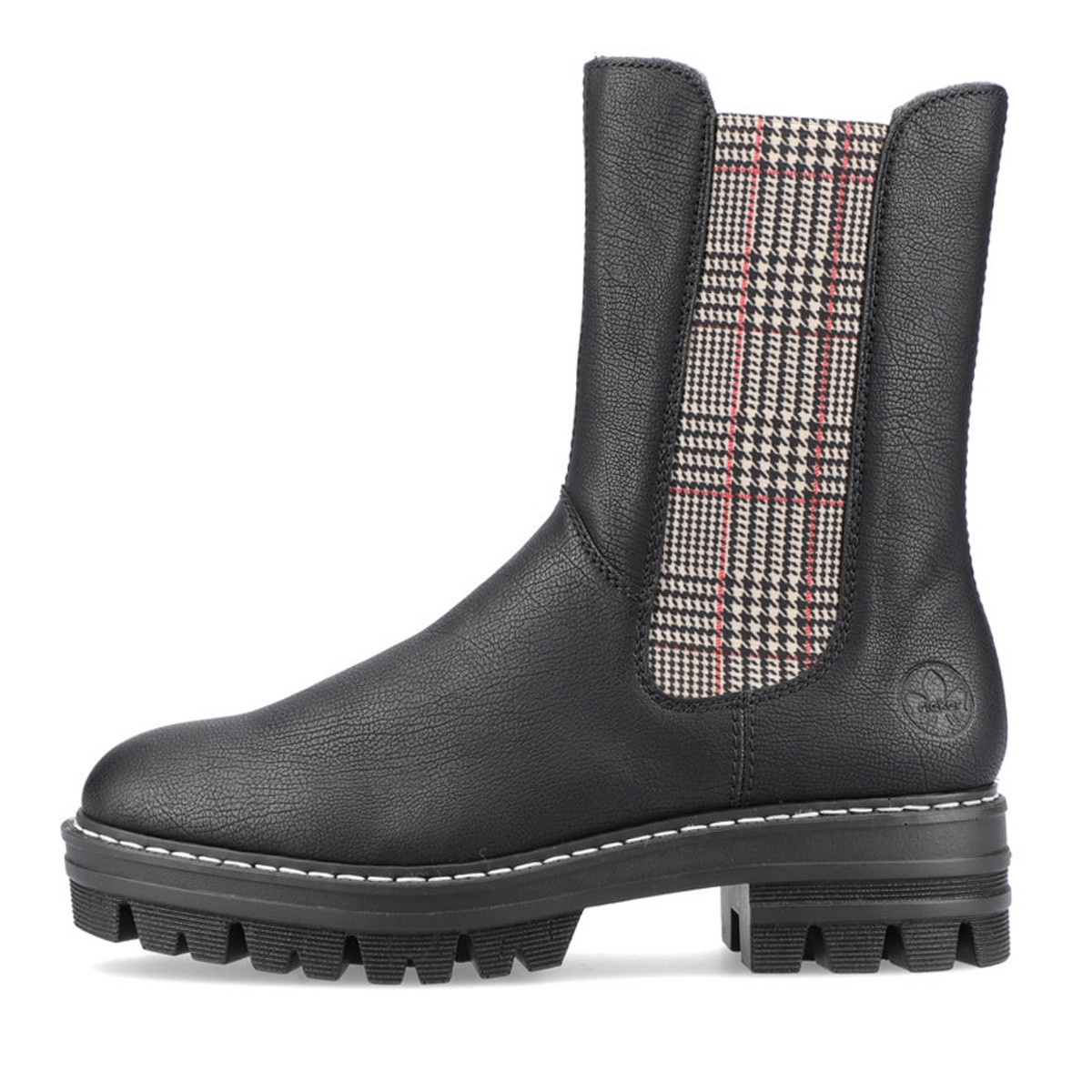 detail Dámska členková obuv RIEKER 76190-01 čierna W1