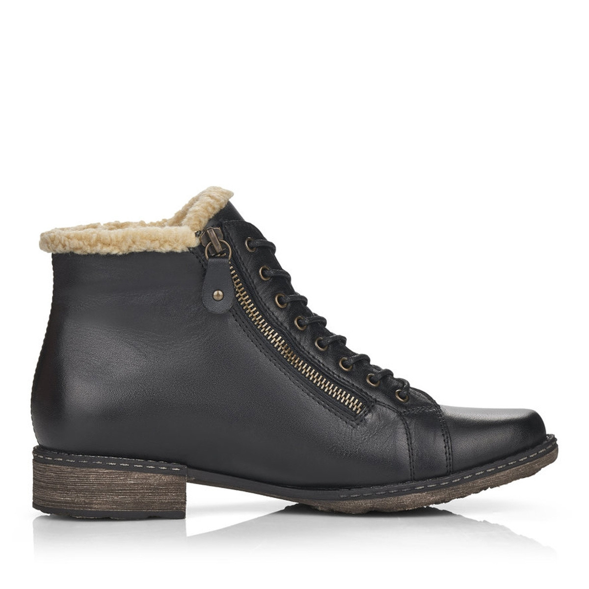 detail Dámska členková obuv REMONTE D4372-01 čierna W3