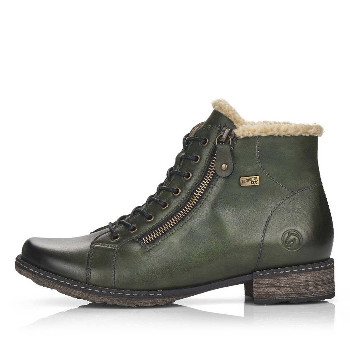 detail Dámská obuv REMONTE RIE-10301542-W1 zelená