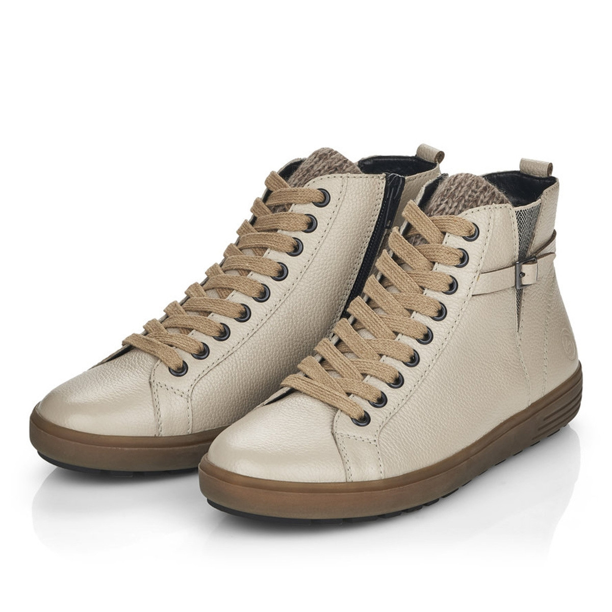 detail Dámska členková obuv REMONTE D4474-60 béžová W1