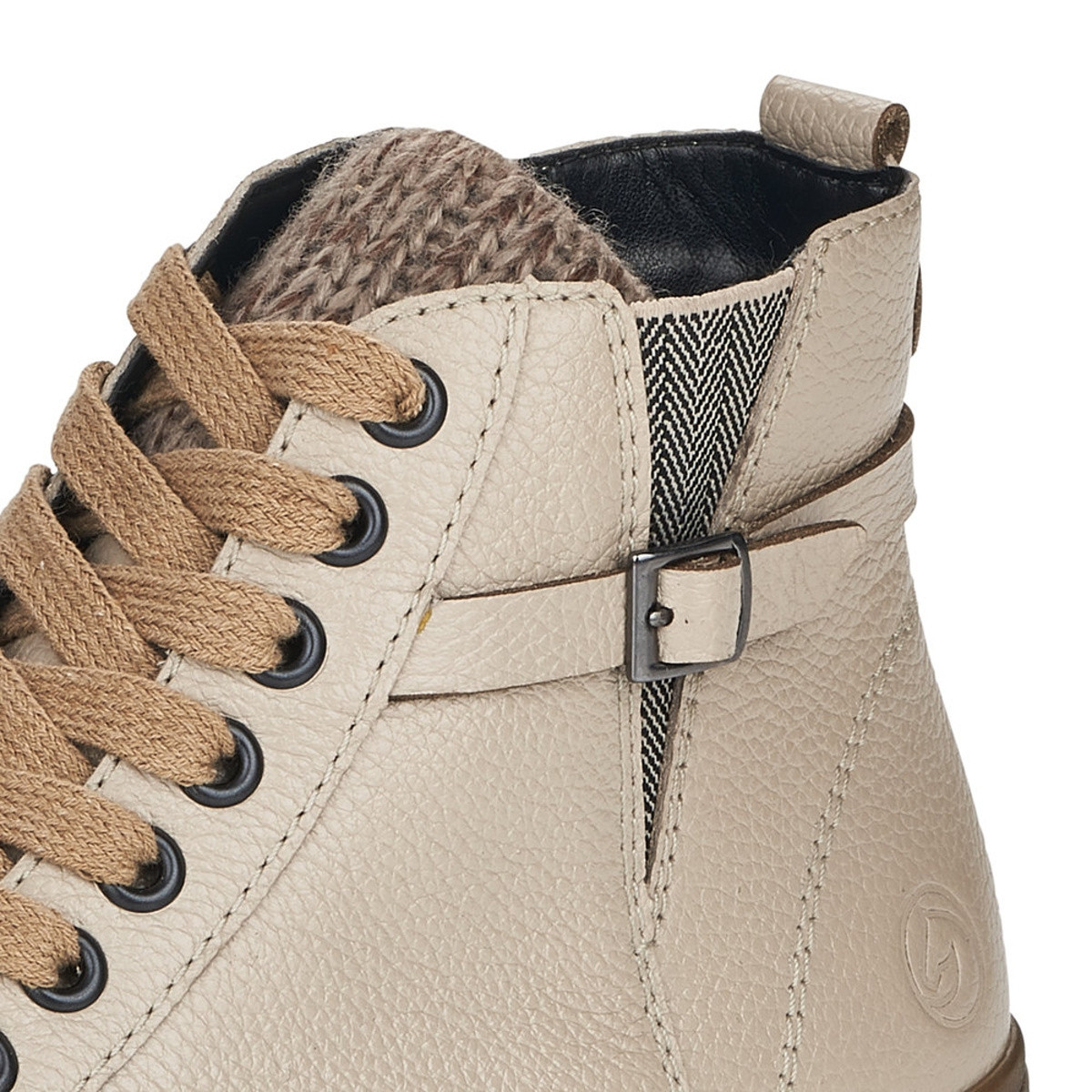 detail Dámska členková obuv REMONTE D4474-60 béžová W1