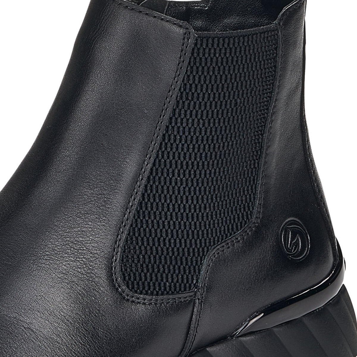 detail Dámská kotníková obuv REMONTE D5979-01 černá W1