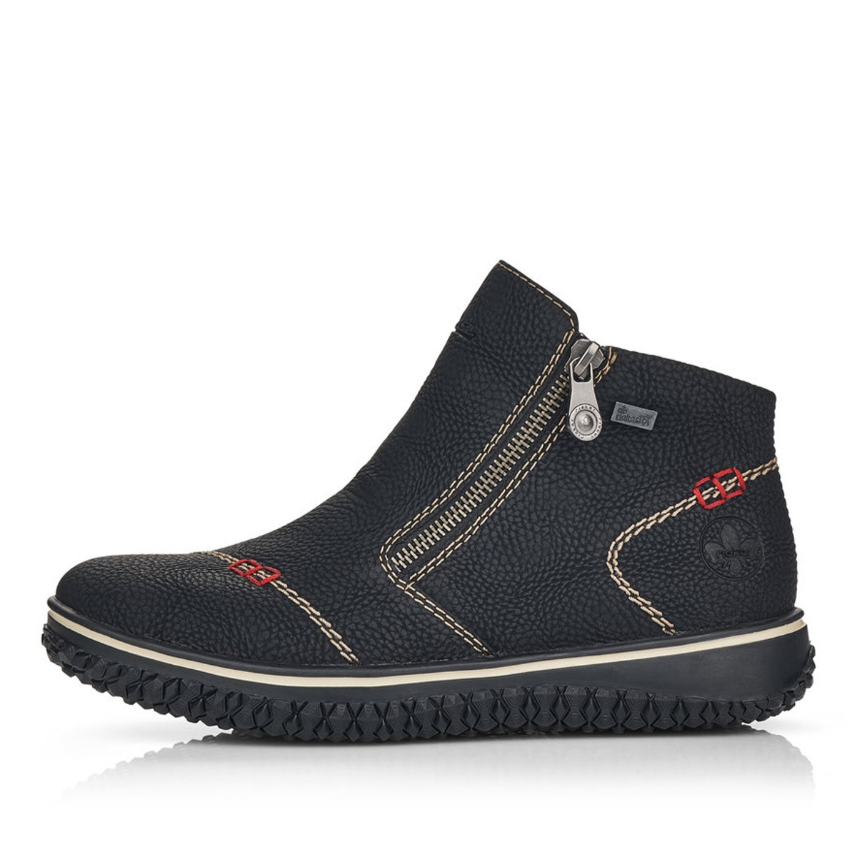 detail Dámská kotníková obuv RIEKER L4270-00 černá W5