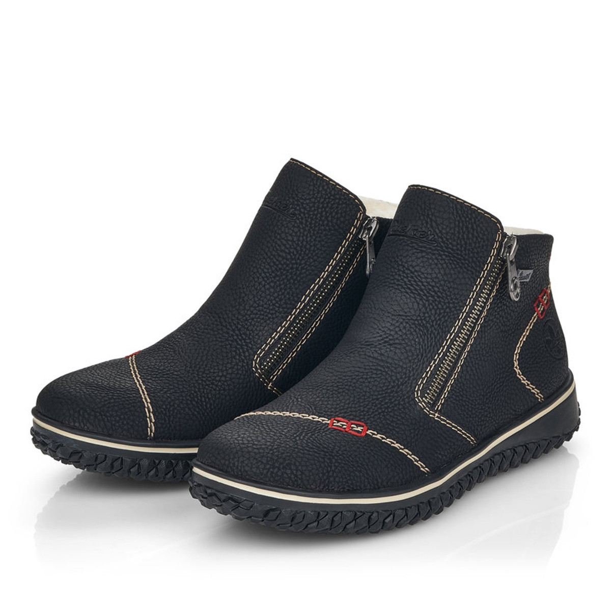 detail Dámská kotníková obuv RIEKER L4270-00 černá W5