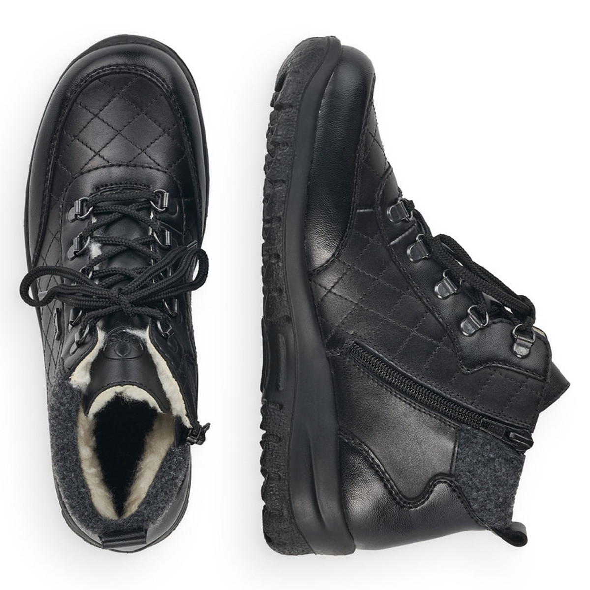 detail Dámská obuv RIEKER RIE-10301613-W1 černá