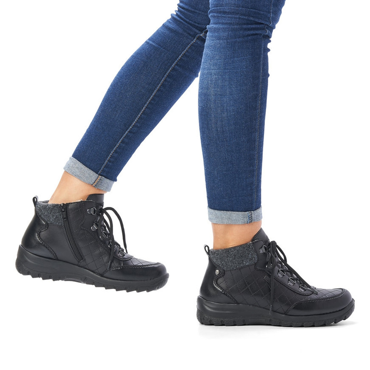 detail Dámská obuv RIEKER RIE-10301613-W1 černá