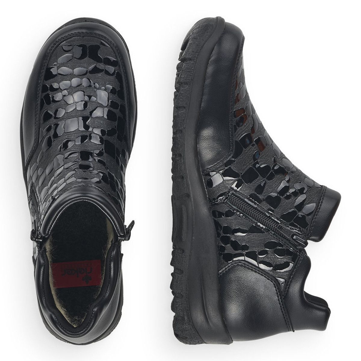 detail Dámská obuv RIEKER RIE-10301614-W1 černá