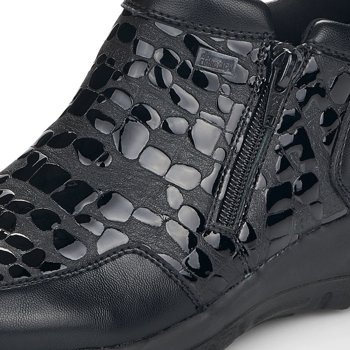 detail Dámská obuv RIEKER RIE-10301614-W1 černá