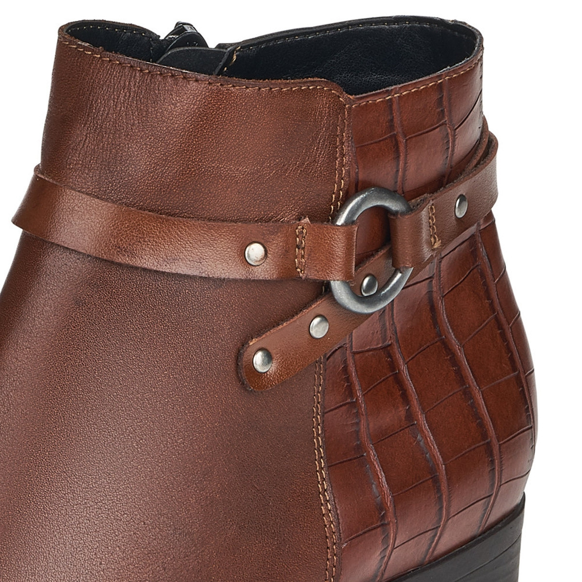detail Dámská kotníková obuv REMONTE R5181-22 hnědá W1