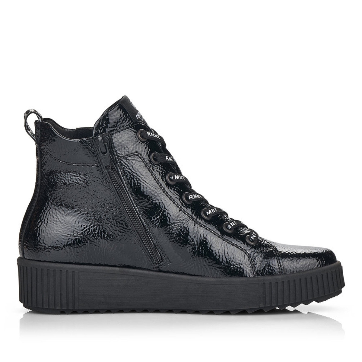 detail Dámská kotníková obuv REMONTE R7996-02 černá W1