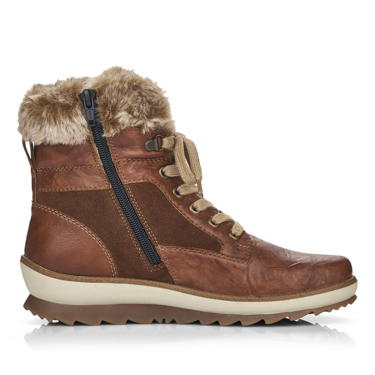 detail Dámska členková obuv REMONTE R8477-23 hnedá W1