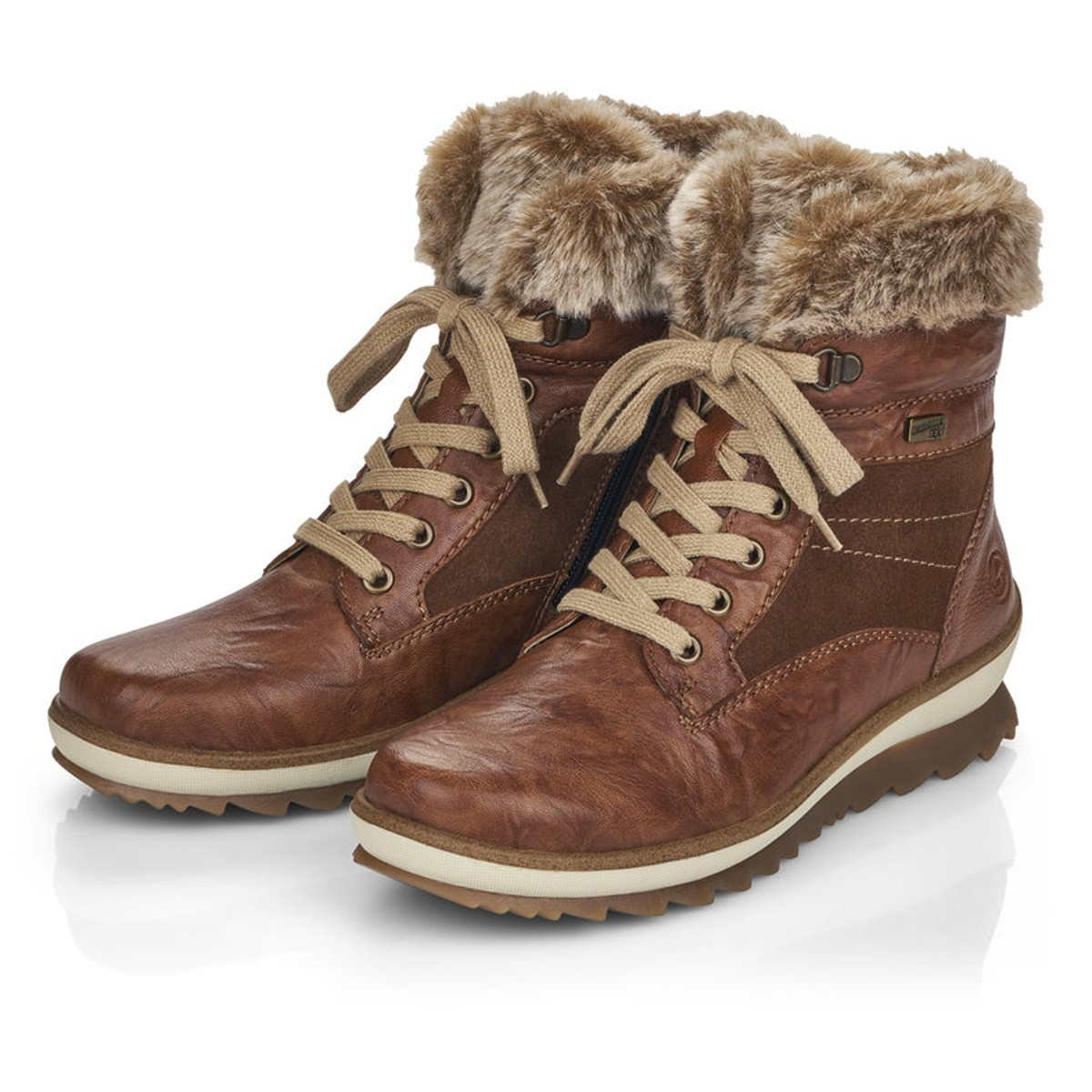 detail Dámska členková obuv REMONTE R8477-23 hnedá W1