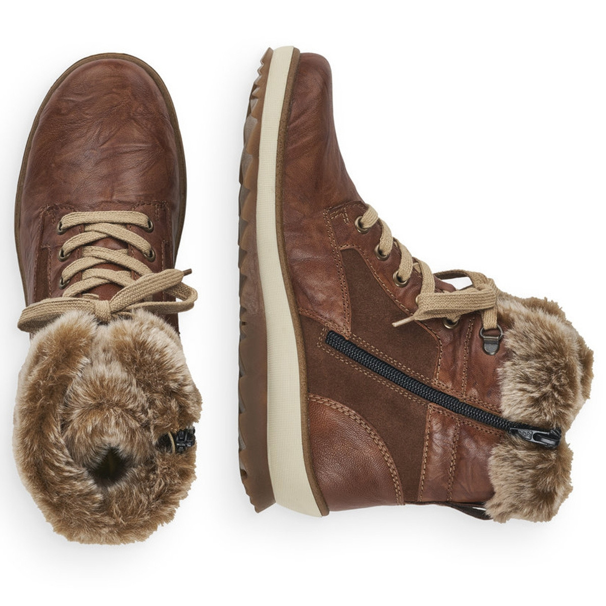 detail Dámska členková obuv REMONTE R8477-23 hnedá W1