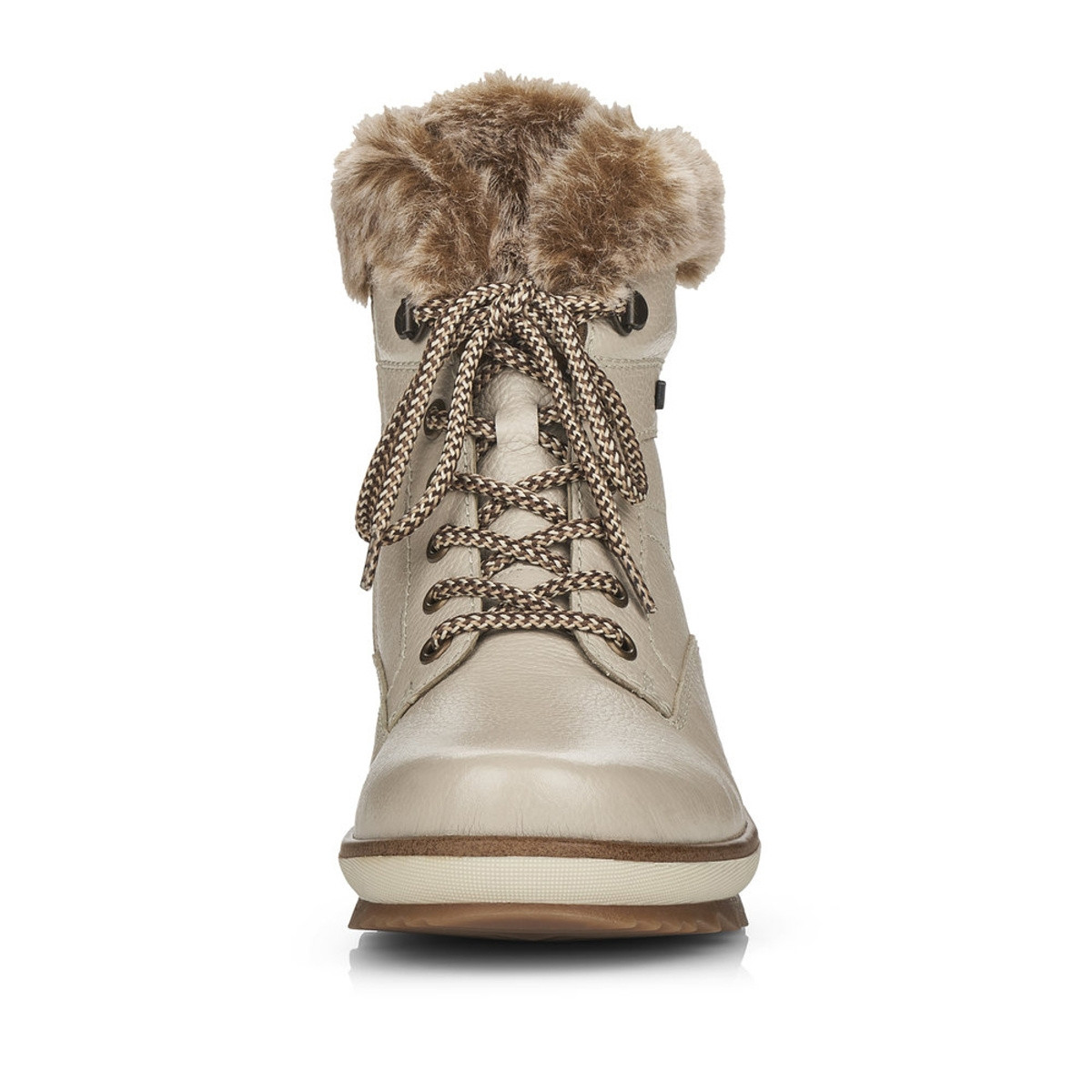 detail Dámská kotníková obuv REMONTE R8477-60 béžová W3