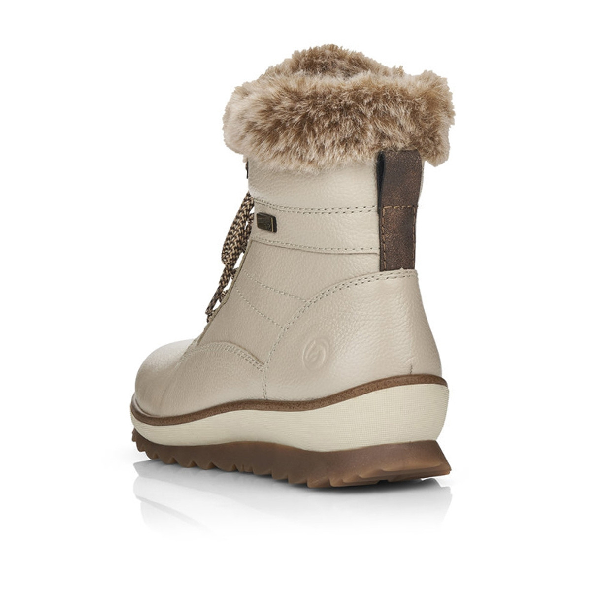 detail Dámská kotníková obuv REMONTE R8477-60 béžová W3