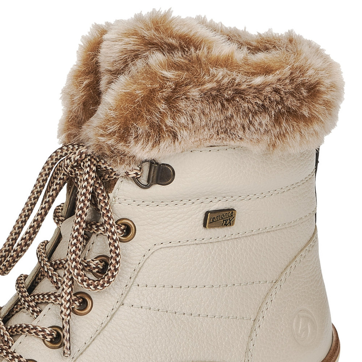 detail Dámská kotníková obuv REMONTE R8477-60 béžová W3