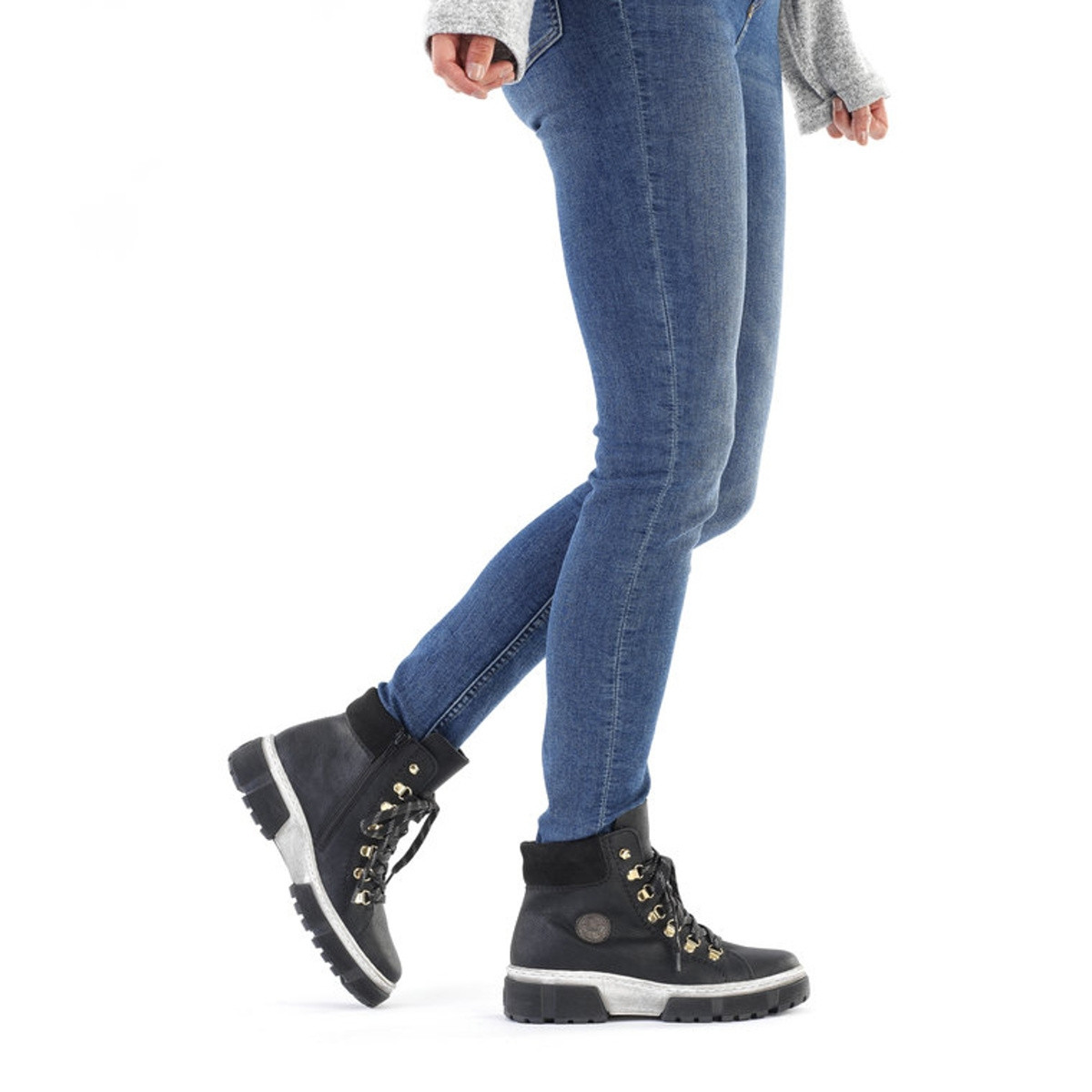 detail Dámská obuv RIEKER RIE-10301680-W1 černá