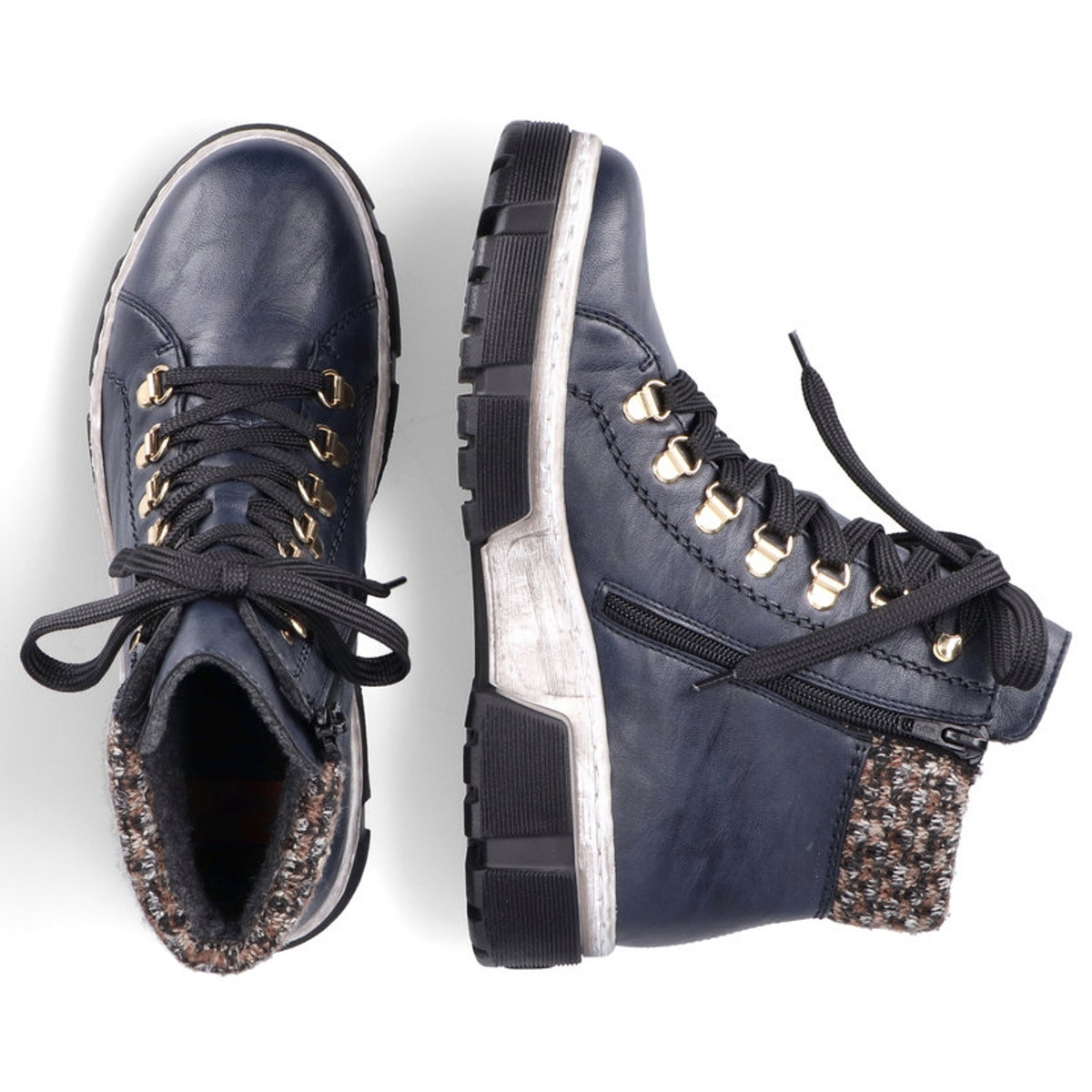 detail Dámská obuv RIEKER RIE-10301681-W1 modrá