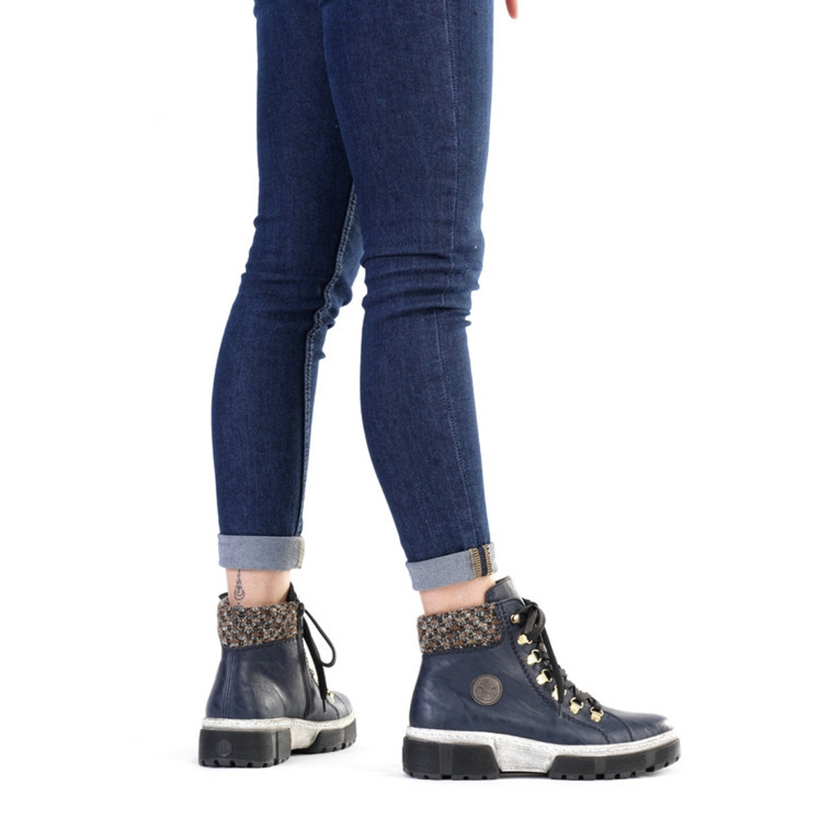 detail Dámská obuv RIEKER RIE-10301681-W1 modrá