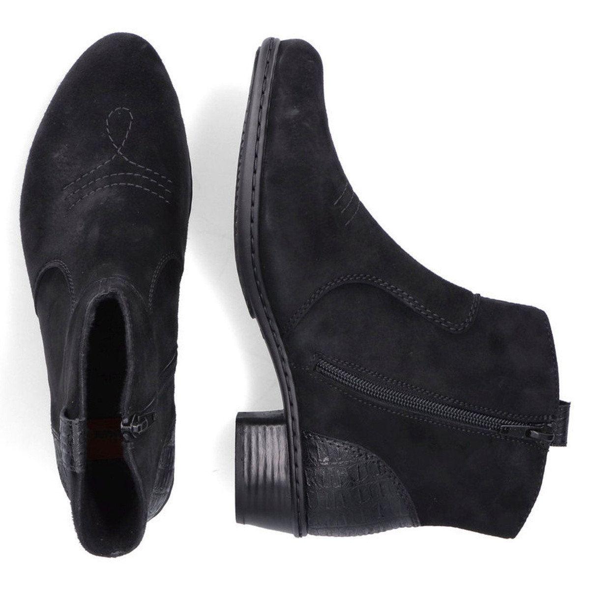 detail Dámská obuv RIEKER RIE-10301690-W1 černá