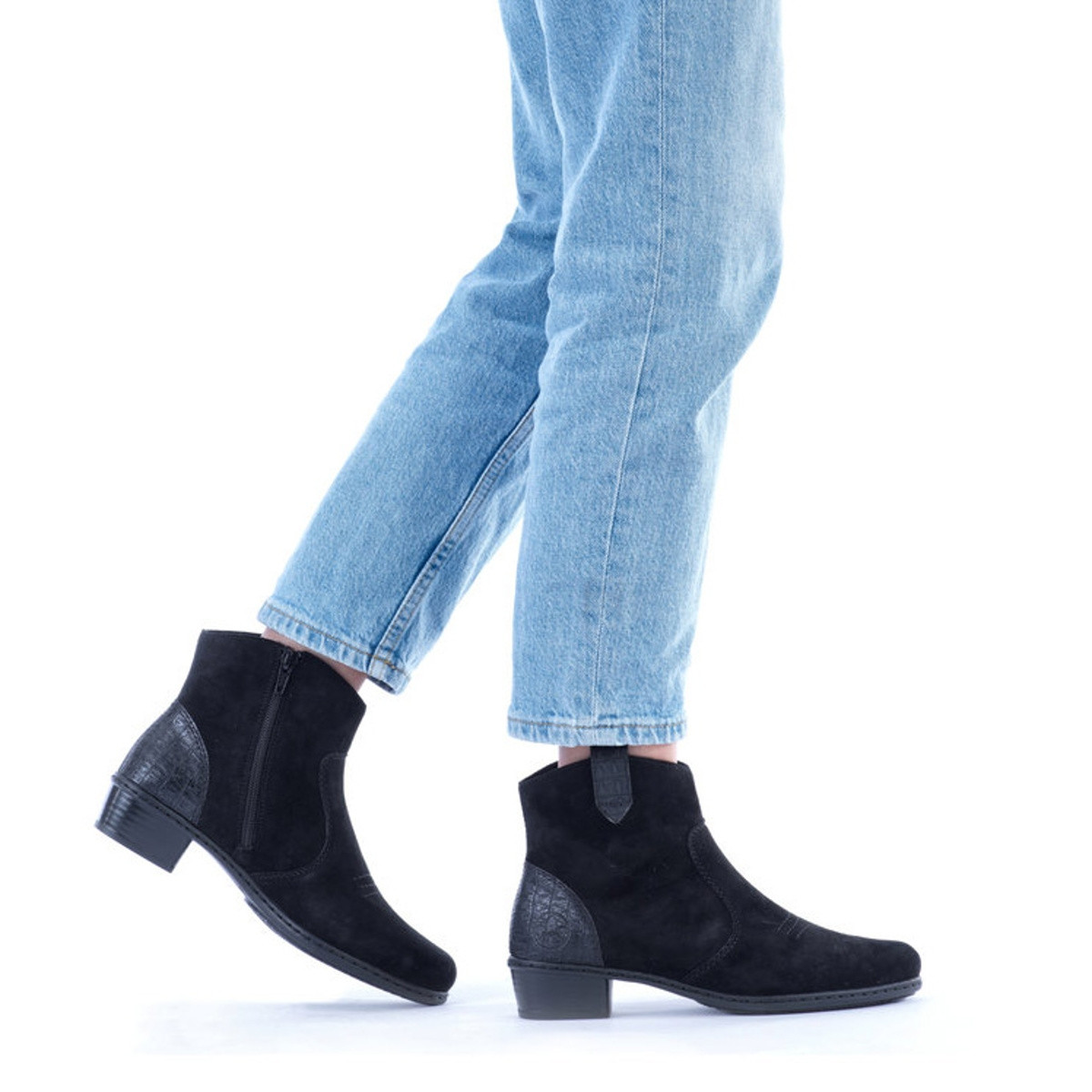 detail Dámská obuv RIEKER RIE-10301690-W1 černá