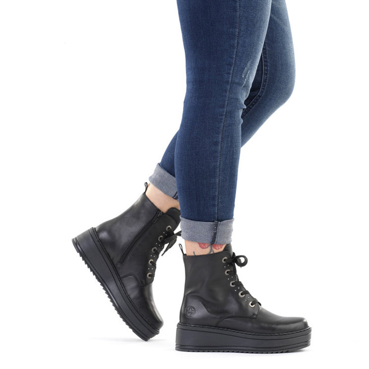 detail Dámská obuv RIEKER RIE-10301694-W1 černá