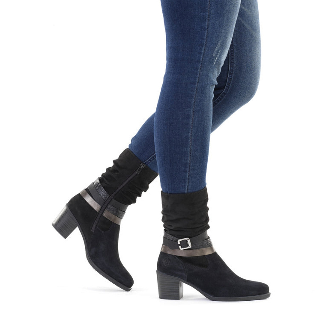 detail Dámská obuv RIEKER RIE-10301698-W2 černá