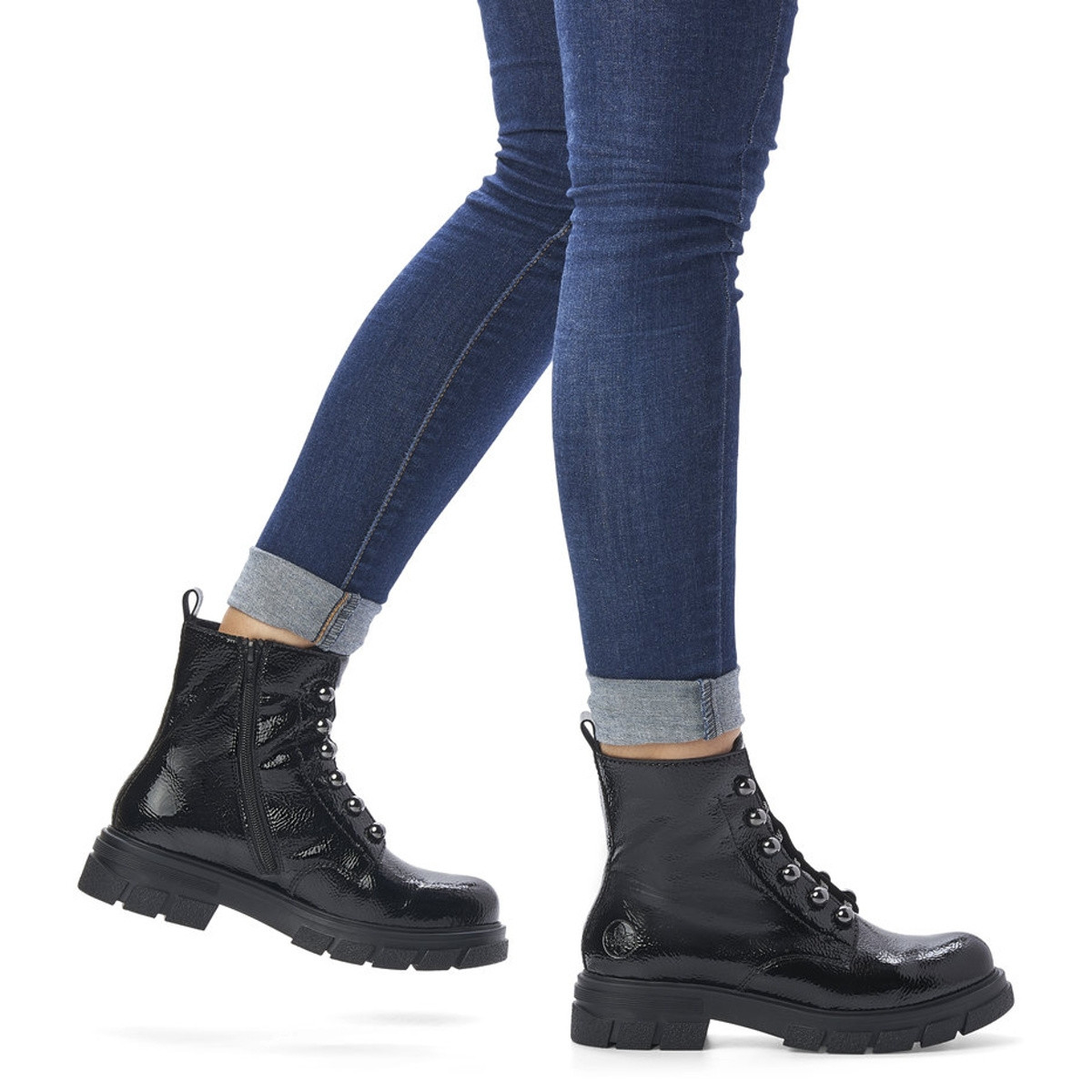 detail Dámská obuv RIEKER RIE-10301765-W1 černá