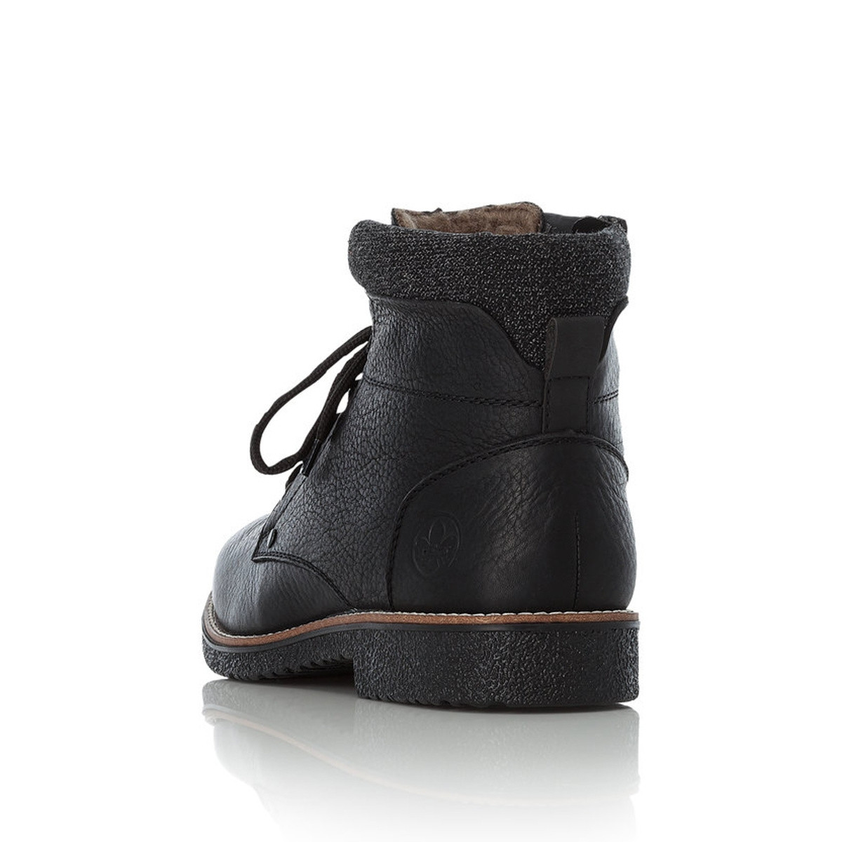 detail Pánská kotníková obuv RIEKER 33640-02 černá W2