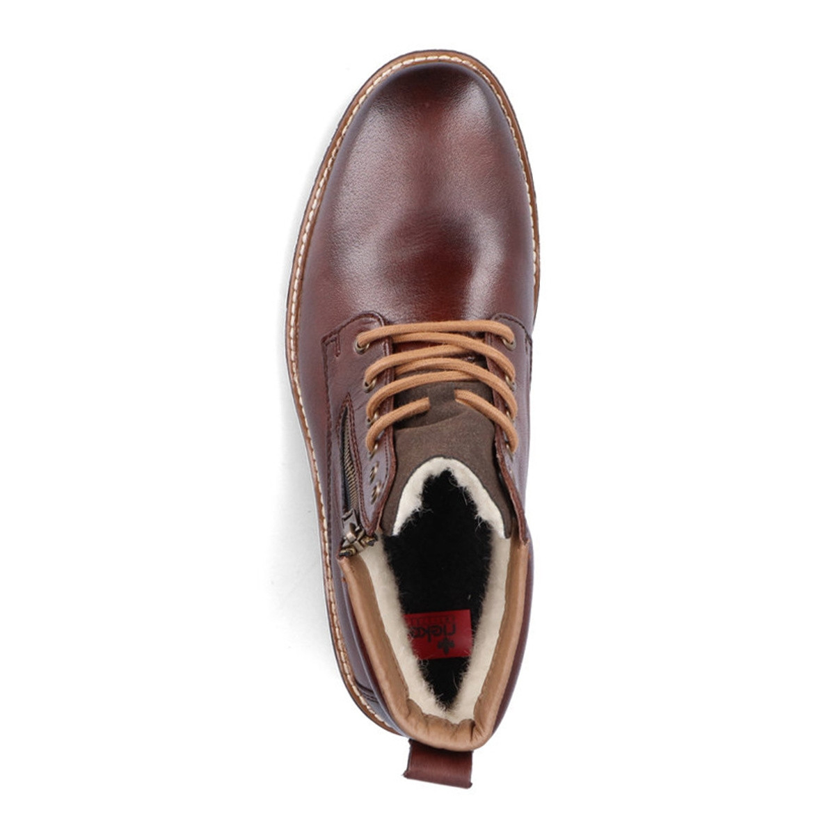 detail Pánská kotníková obuv RIEKER 33643-26 hnědá W1