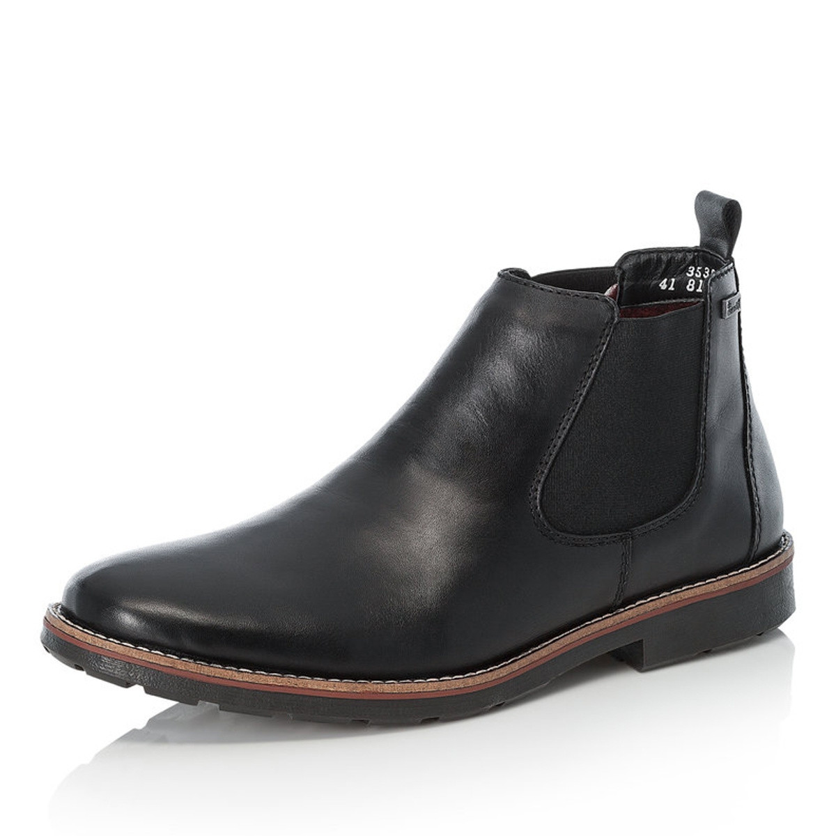 detail Pánská kotníková obuv RIEKER 35382-00 černá W4