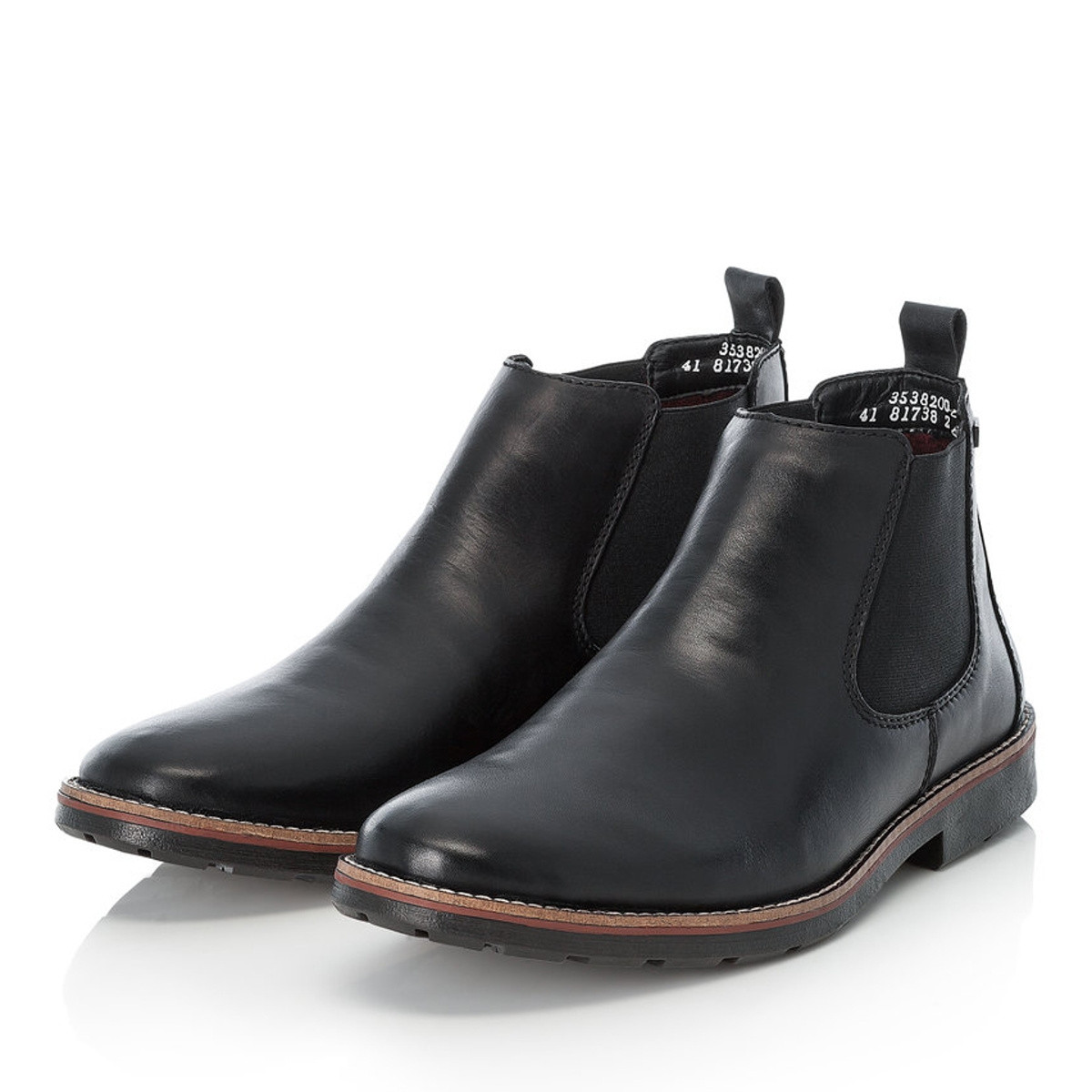 detail Pánská kotníková obuv RIEKER 35382-00 černá W4