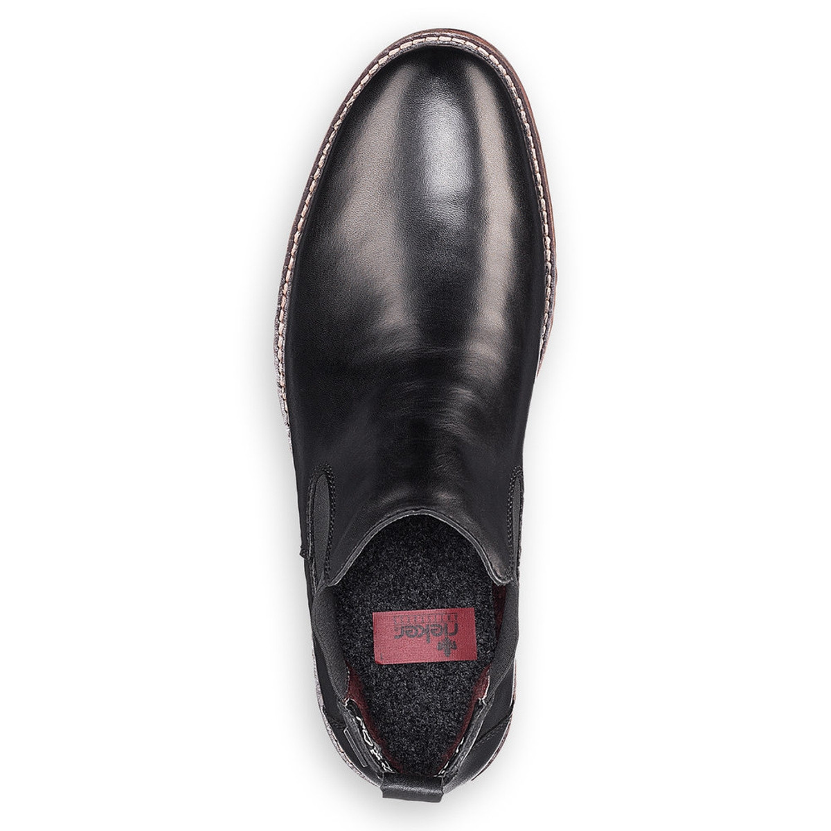 detail Pánská kotníková obuv RIEKER 35382-00 černá W4