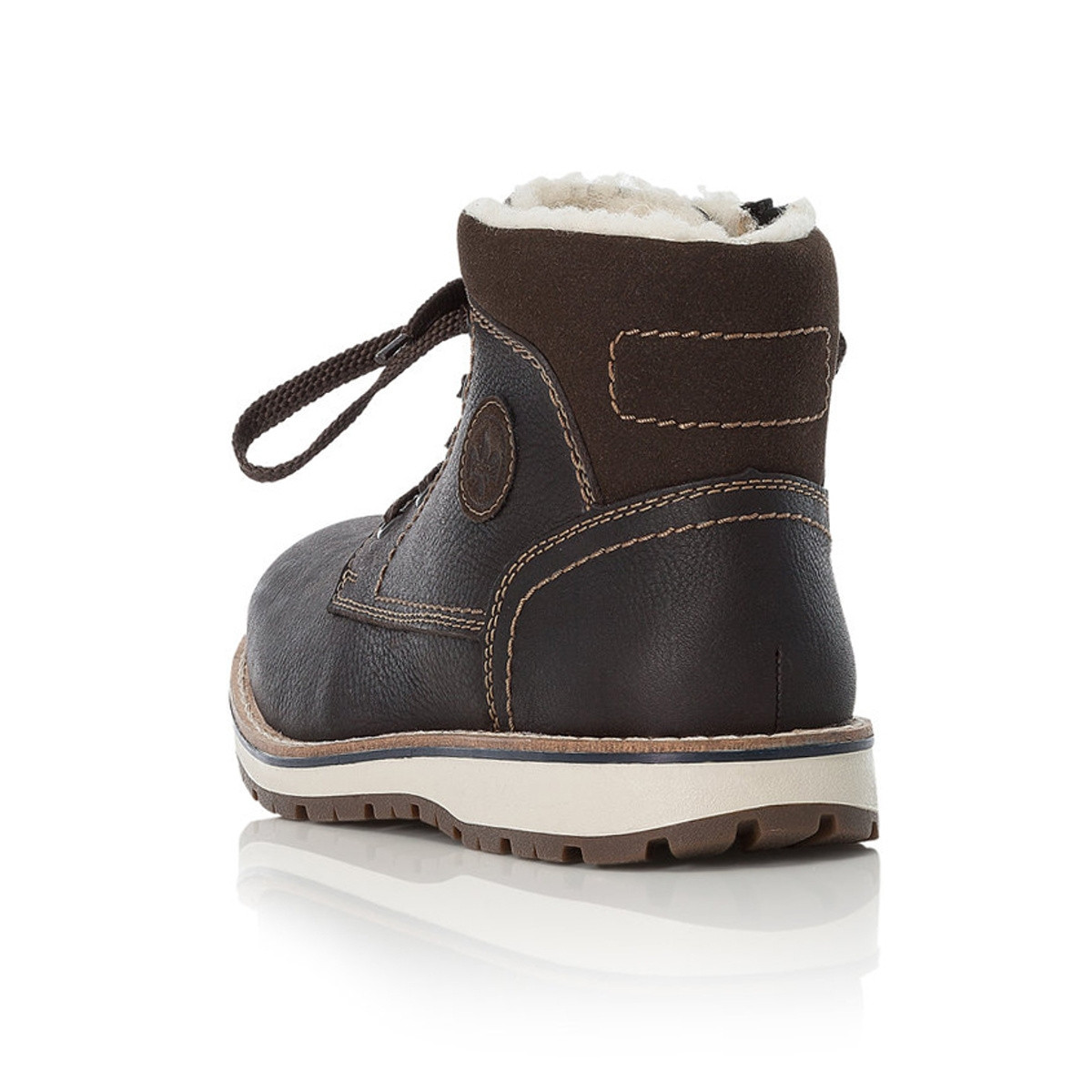 detail Pánska členková obuv RIEKER 38442-26 hnedá W2