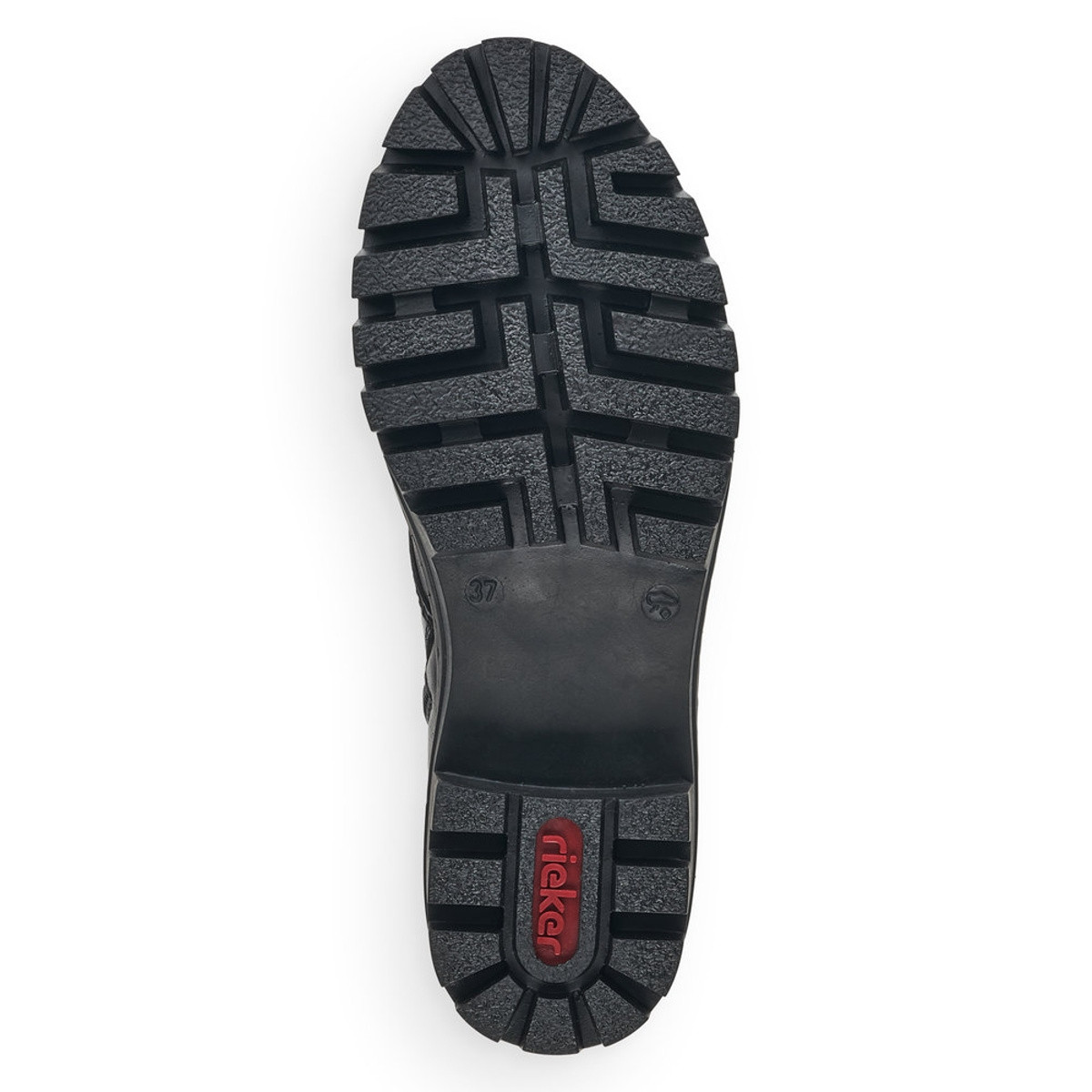 detail Dámska členková obuv RIEKER 75722-01 čierna W1