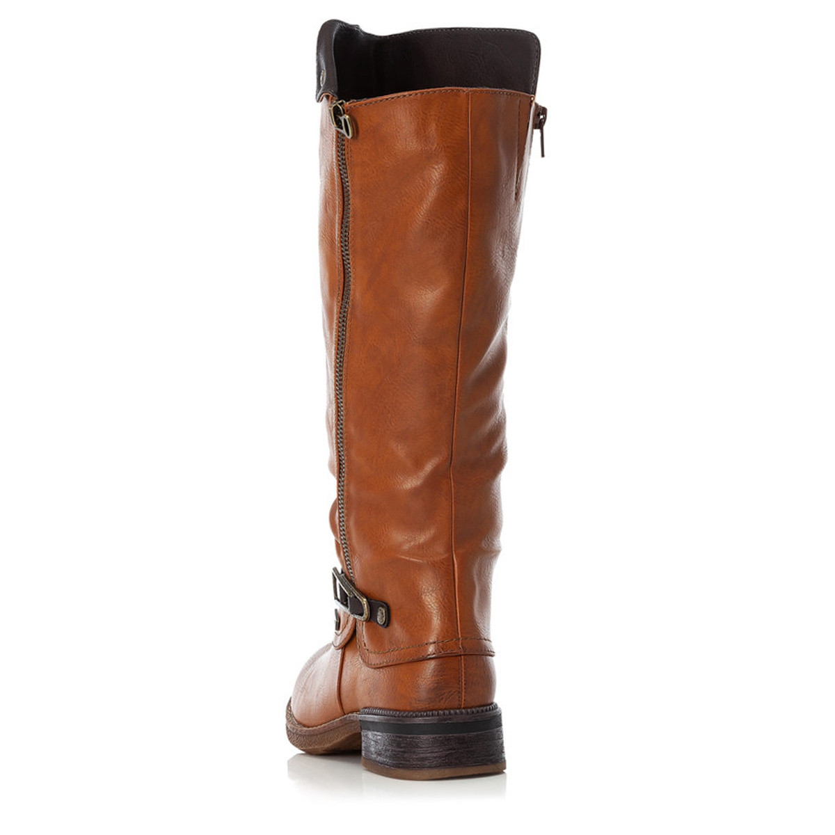 detail Dámské kozačky RIEKER 94652-24 hnědá W1