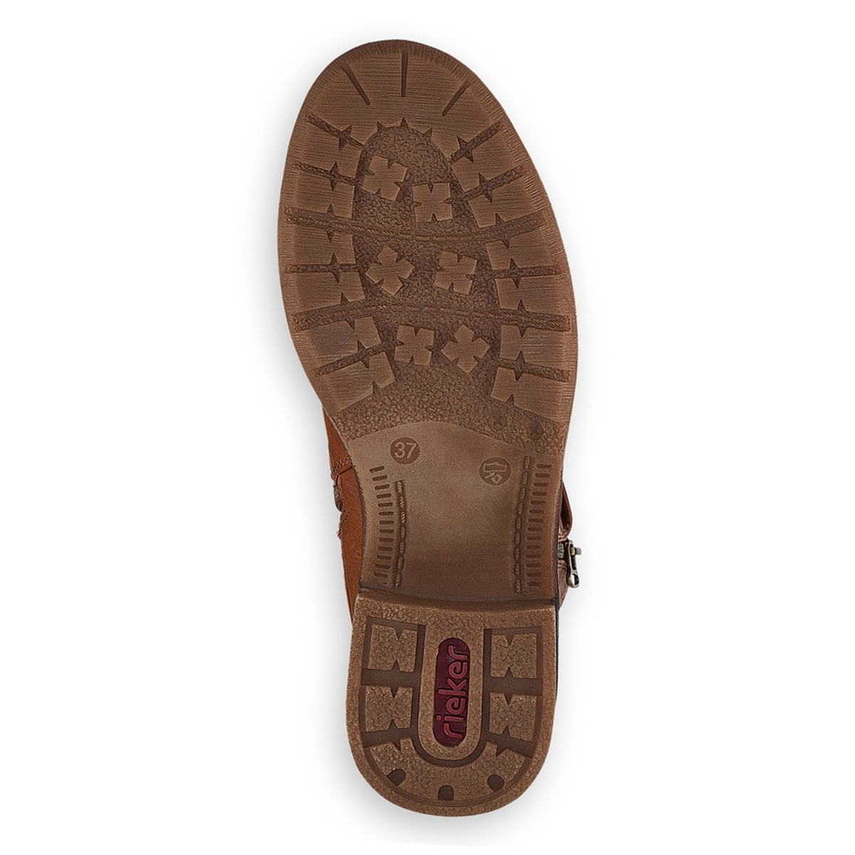 detail Dámské kozačky RIEKER 94652-24 hnědá W1